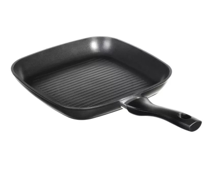Patelnia i wok MPM PATELNIA GRILLOWA MPG-28/5/01 Satin Black